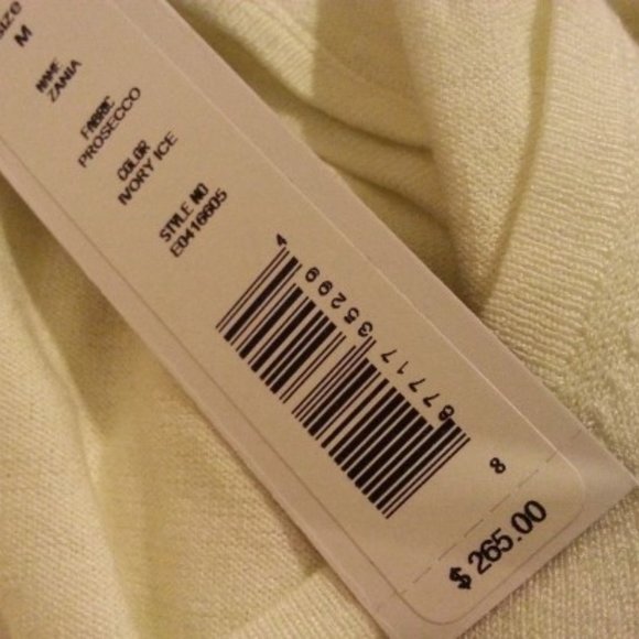 NWT THEORY twist front knit top (P.M) - Picture 8 of 9